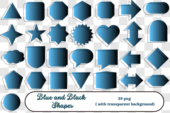 Blue and Black Shapes Png: A Comprehensive Guide to Versatile Digital Design Elements