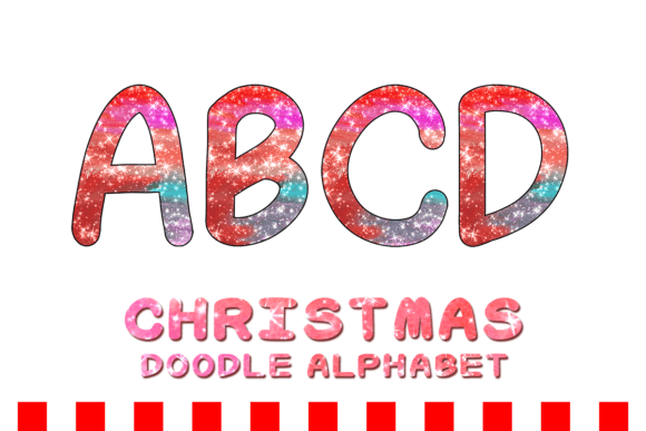 Christmas Doodle Alphabet Letter 131: A Passionate Design Resource for Modern Creators