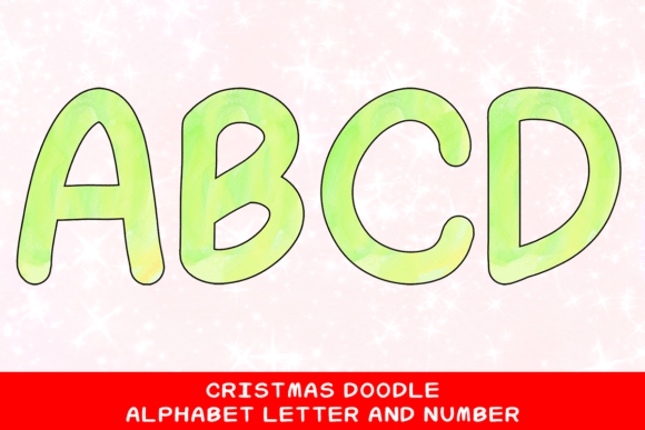 Christmas Doodle Alphabet Letter 41: The Ultimate Creative Asset for Holiday Projects