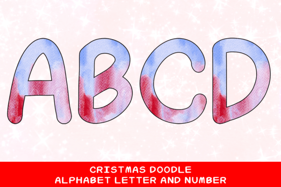 Christmas Doodle Alphabet Letter 78: Elevating Creative Projects with Passionate Design