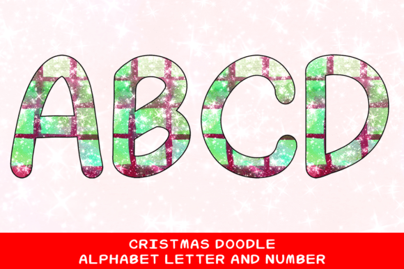 Christmas Doodle Alphabet Letter 91: The Ultimate Creative Asset for Holiday Projects