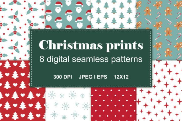 Christmas Seamless Pattern Set