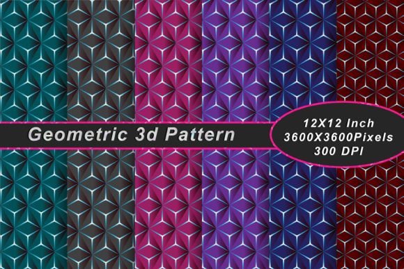 Evaluating the Utility of Geometric 3d Pattern Backgrounds for Creative Projects