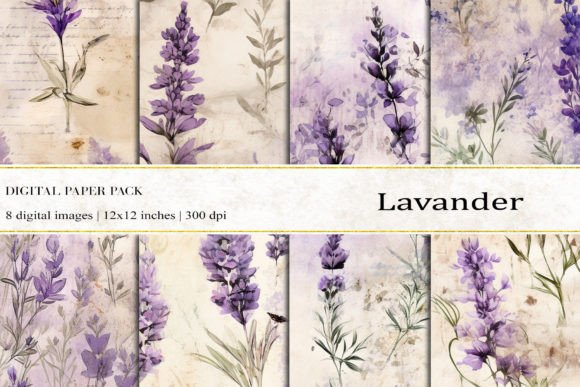 Lavander Digital Papers: Elevate Your Creative Projects