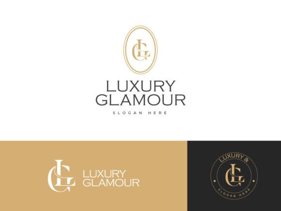 Luxury Letter LG Business Logo Template