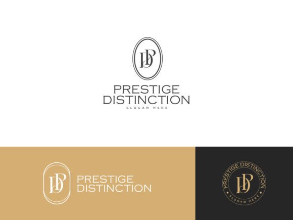 Luxury Letter PD Business Logo Template