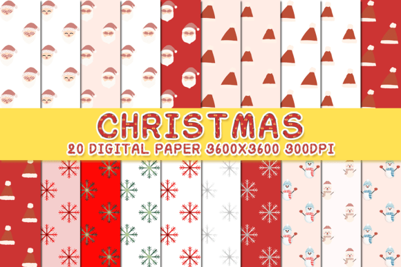 Retro Christmas Digital Papers 6: A Practical Evaluation for Commercial Designers