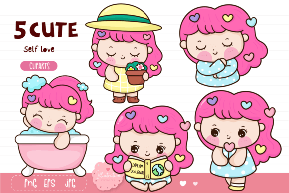 The Practical Value of Self Love Kawaii Cartoon Self Care Assets