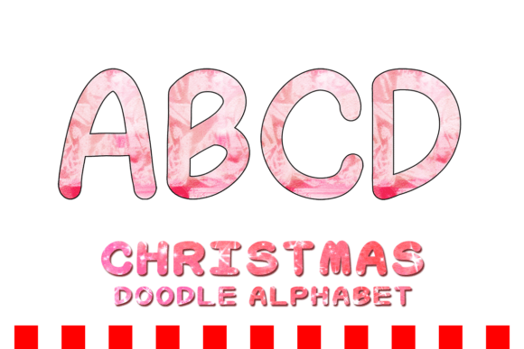 Unlock Creative Potential with Christmas Doodle Alphabet Letter 152