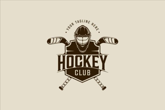 Vintage Hockey Logo Design Inspiration